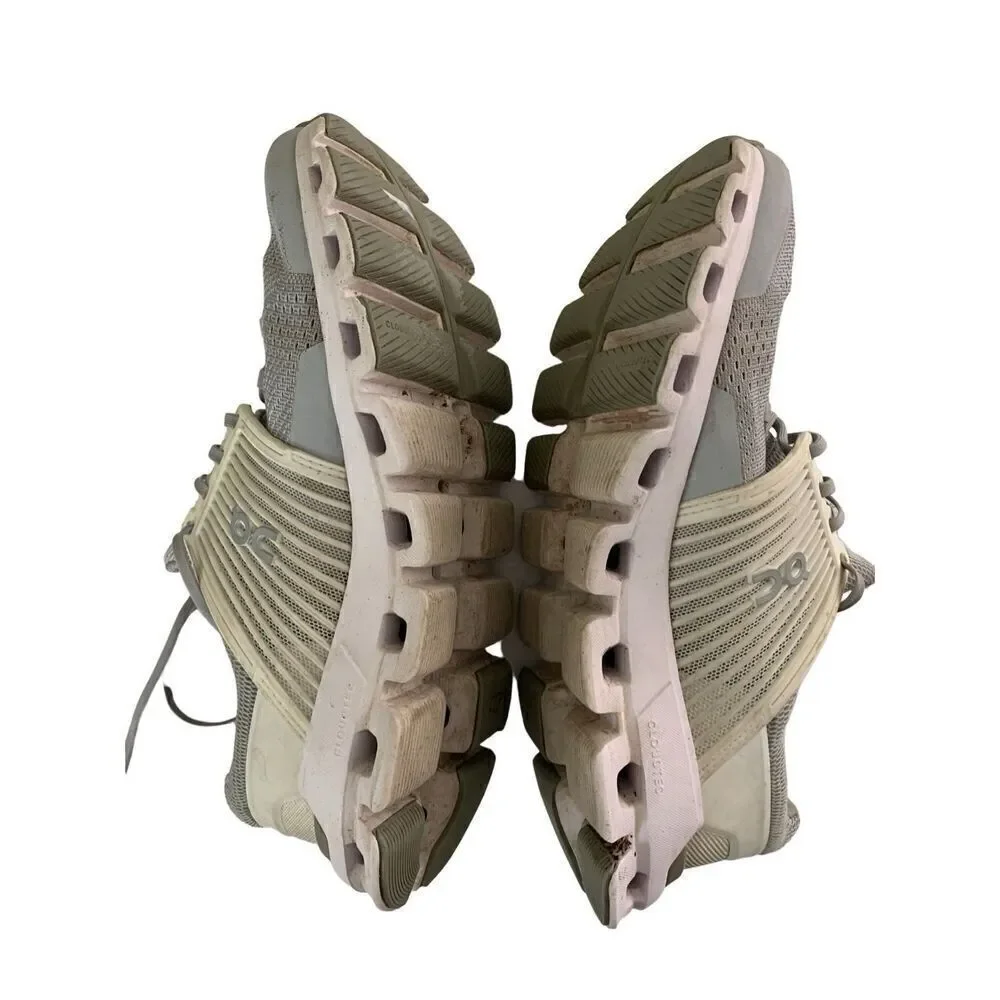 On Running Cloudswift sneaker shoes white grey women's size 8.5 - Picture 5 of 8